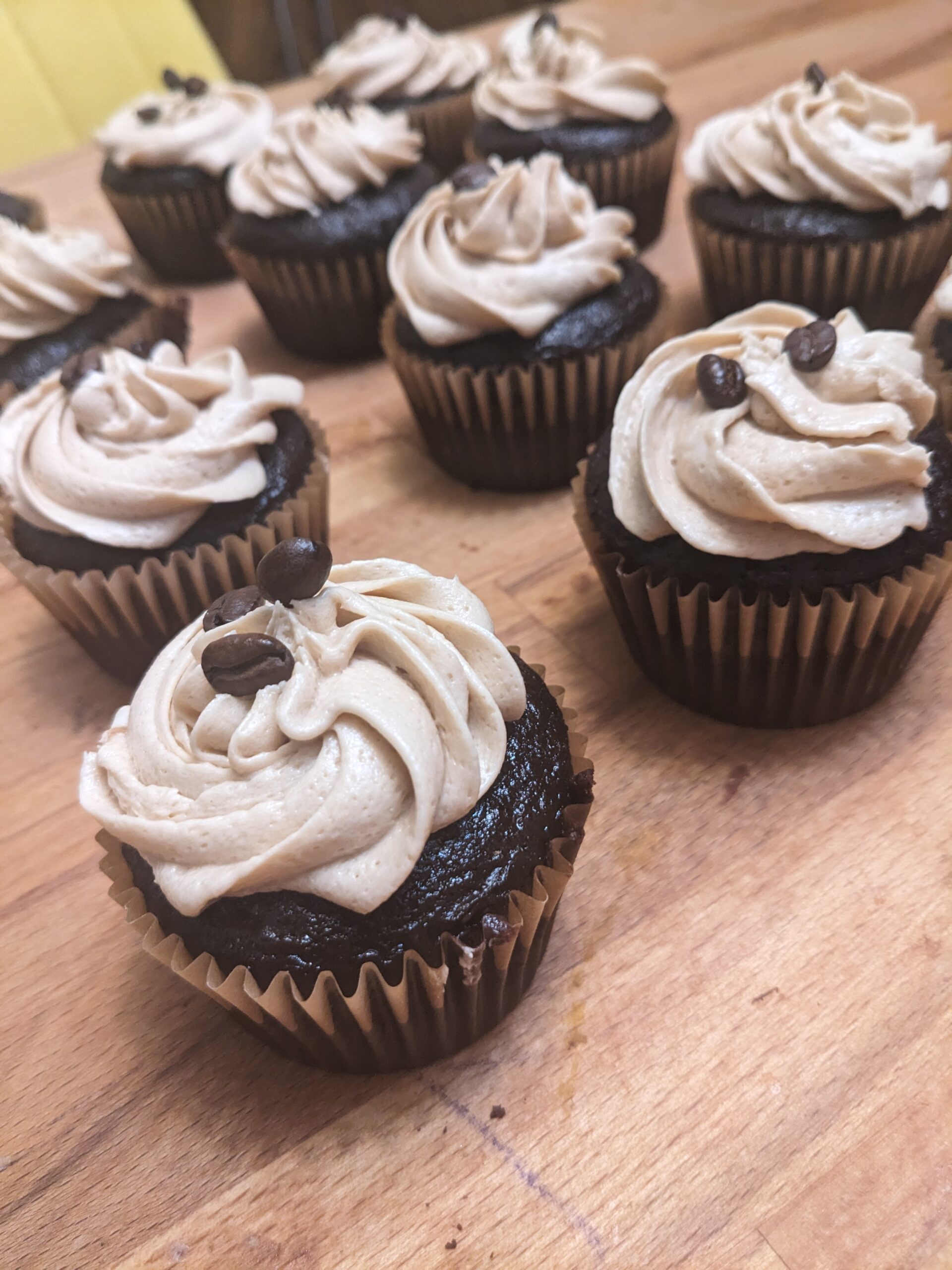 Coffee Cupcakes with Espresso Buttercream