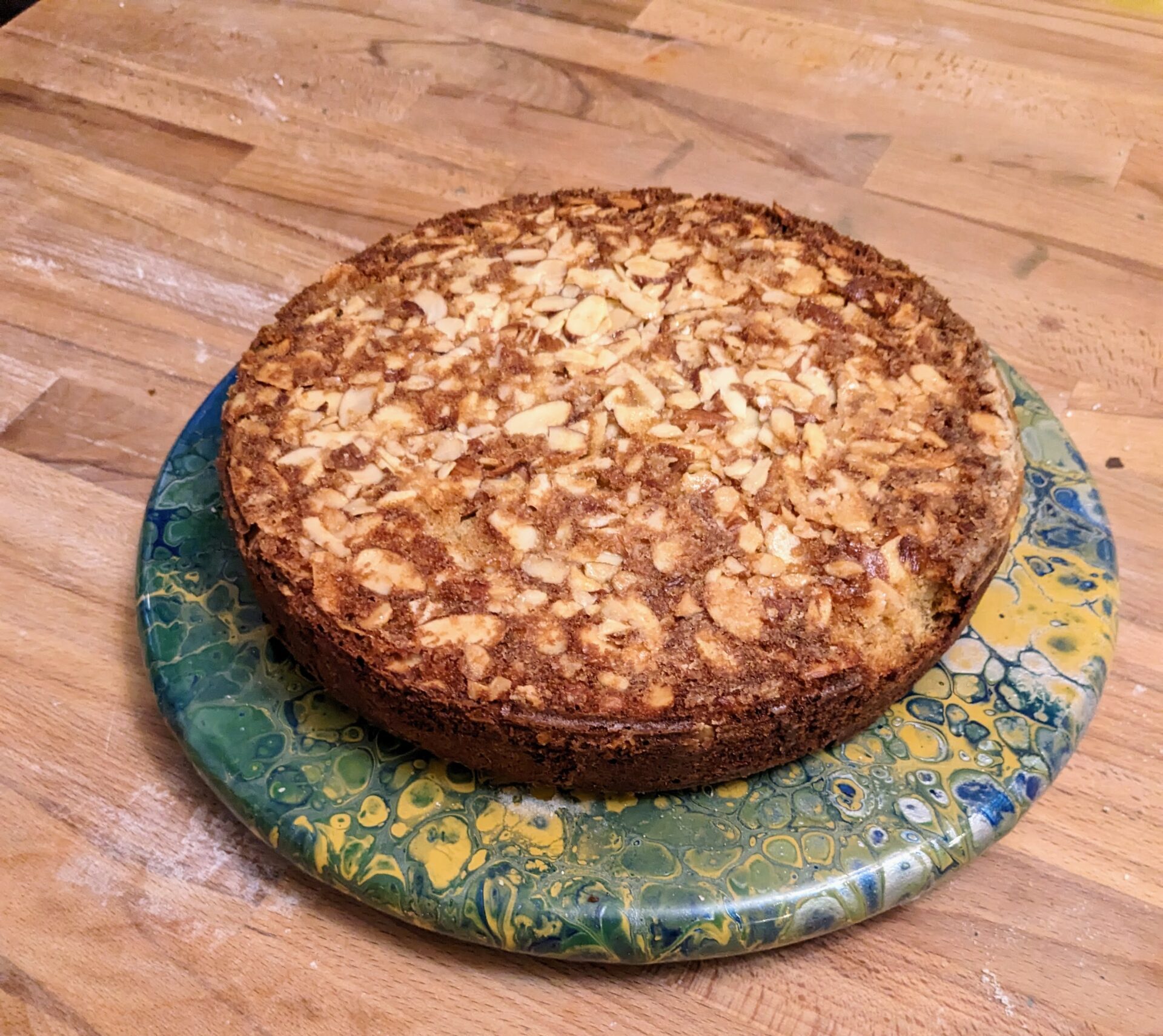 Cardamom Dreams: Baking the Almond Tea Cake